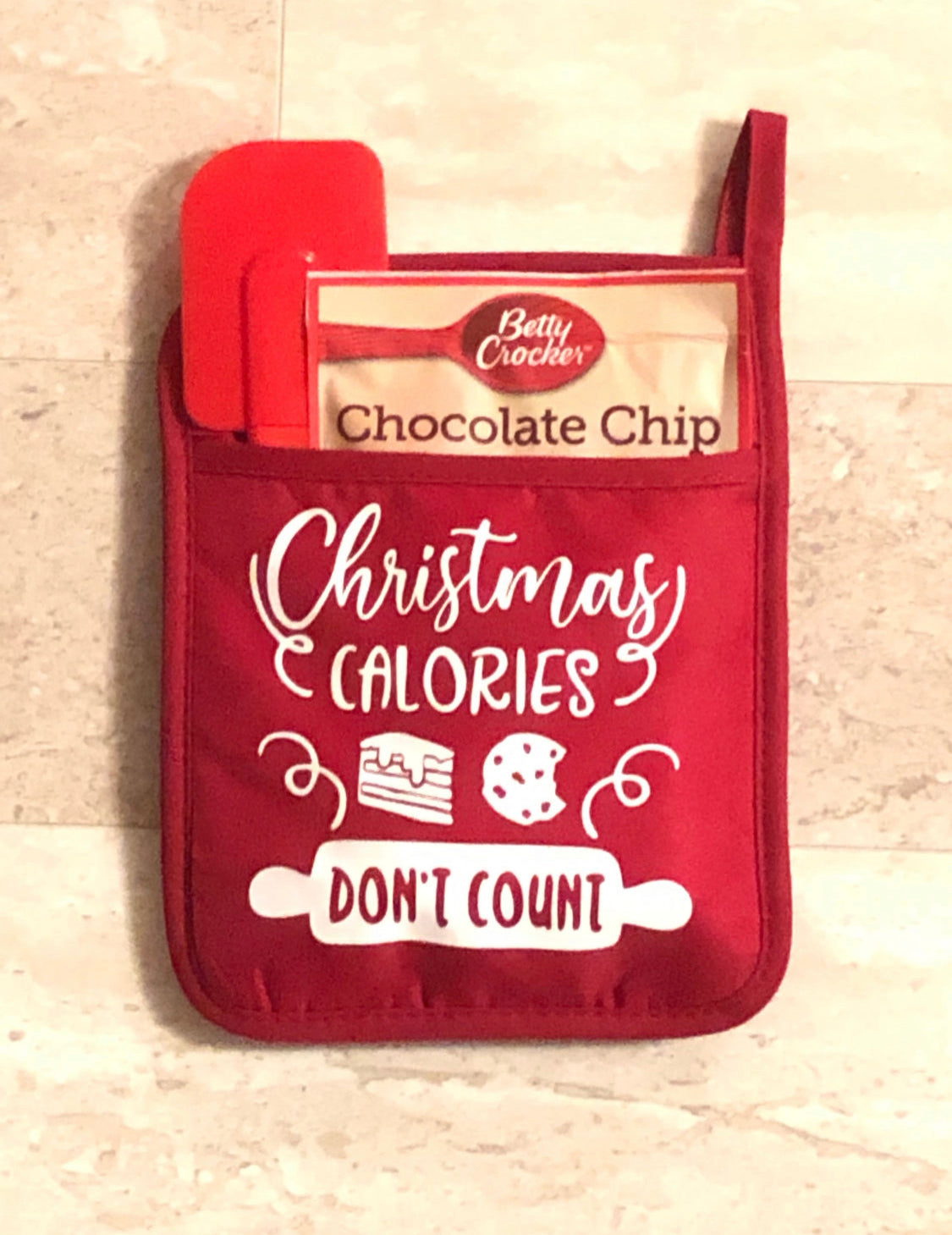 pot holder with cookie mix Christmas winter Holiday cooking pot holder, spatula and baking mix bu –  Farm 5510 Mercantile