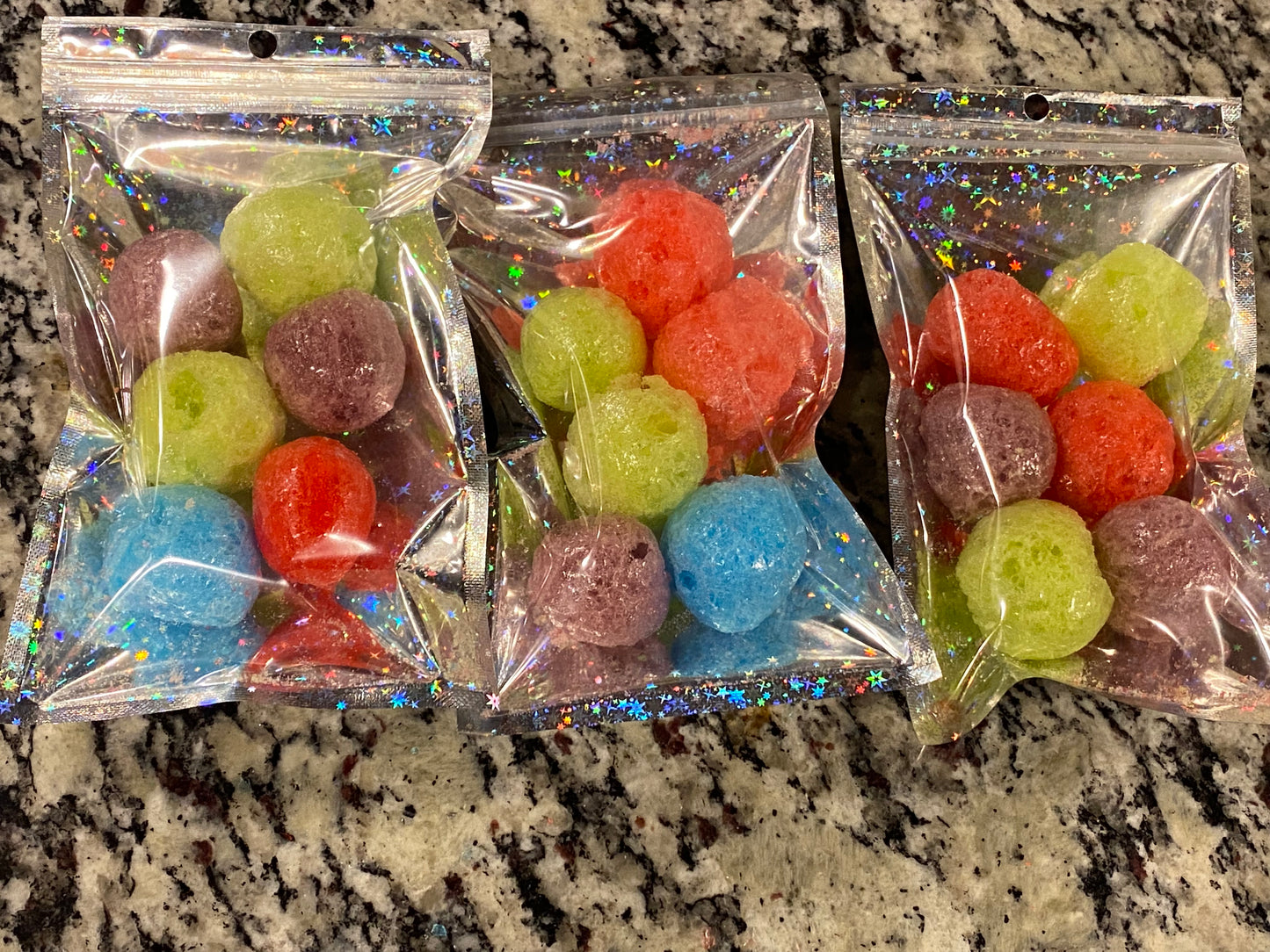 Freeze dried Jolly Puff balls
