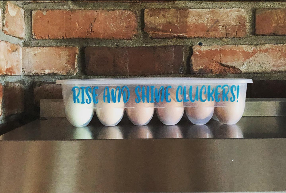 Farmhouse decor Egg storage container Butt nuggets, I just got laid