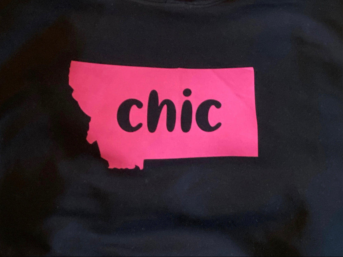 Montana chic child youth hoodie