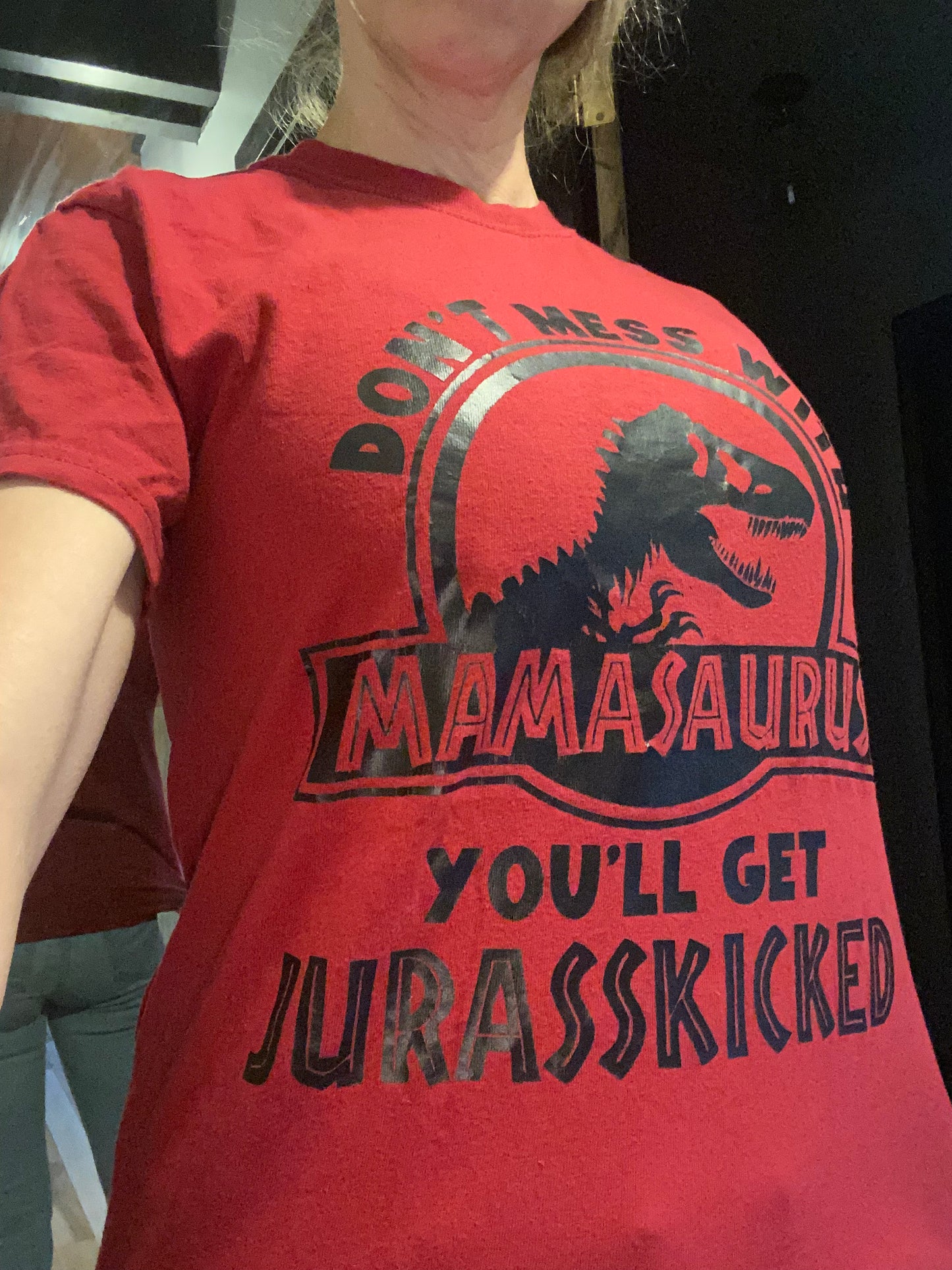 Mamasaurus Jurassic Park Mom life t-shirt
