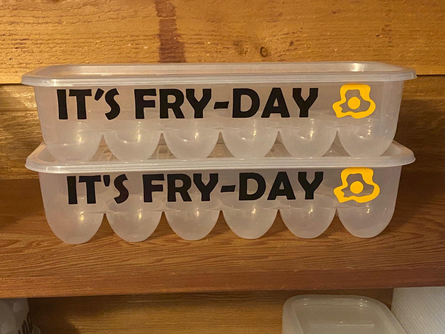Farmhouse decor Egg storage container Butt nuggets, I just got laid