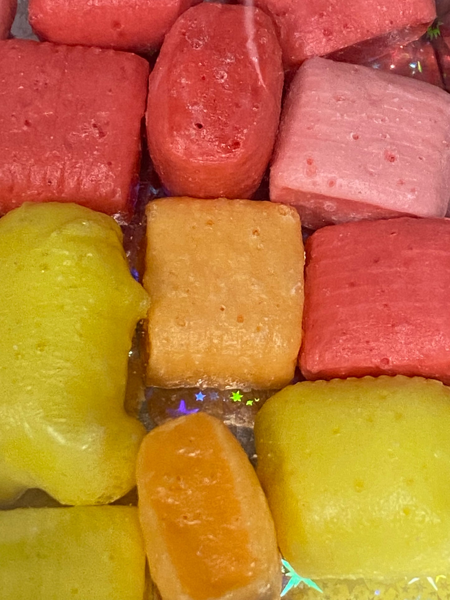 Freeze dried fruity crunchy squares