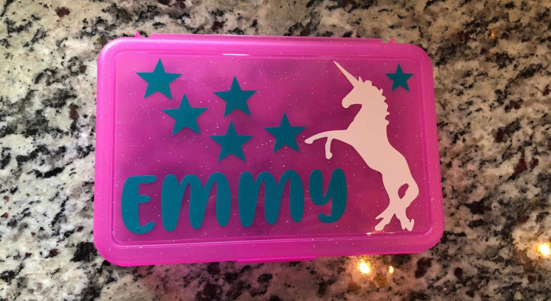 Personalized school pencil box, back to school