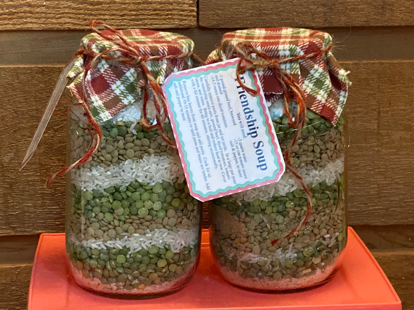 Friendship soup in PINT jar