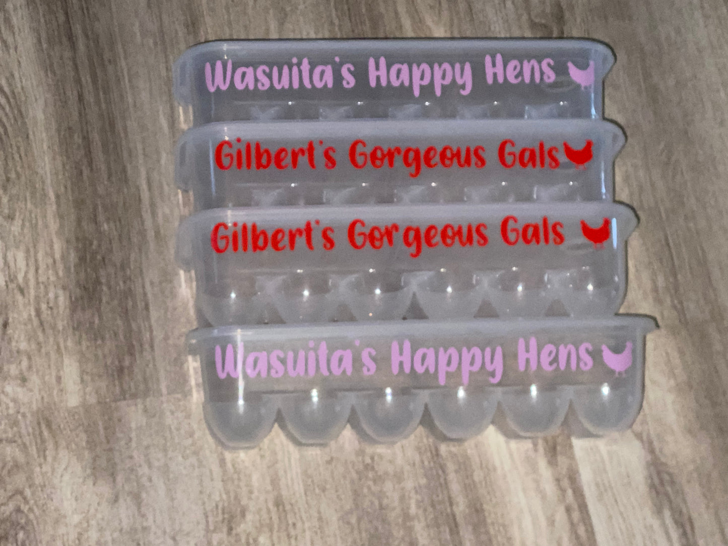Custom personalized Egg container, carton, storage
