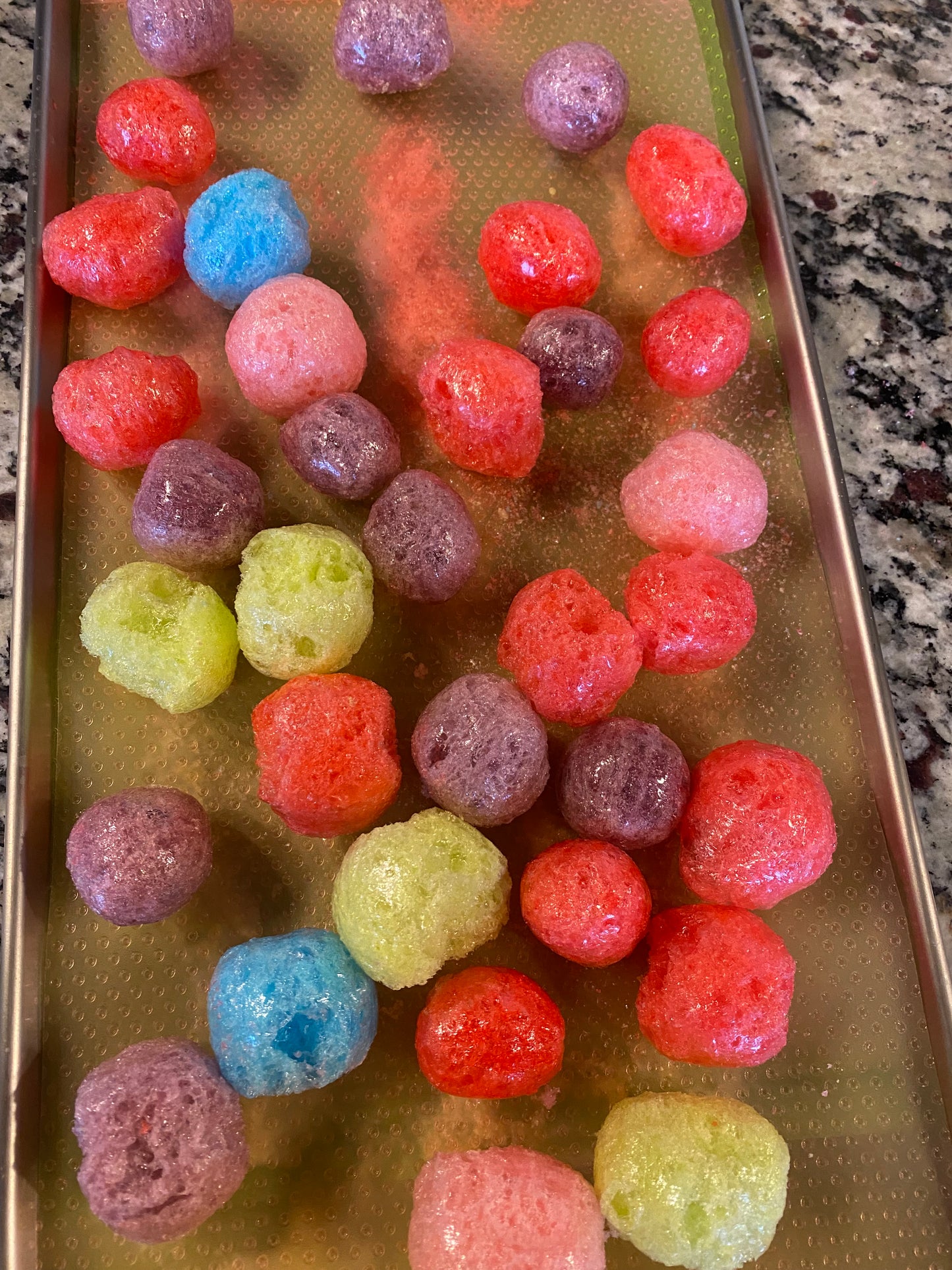 Freeze dried Jolly Puff balls