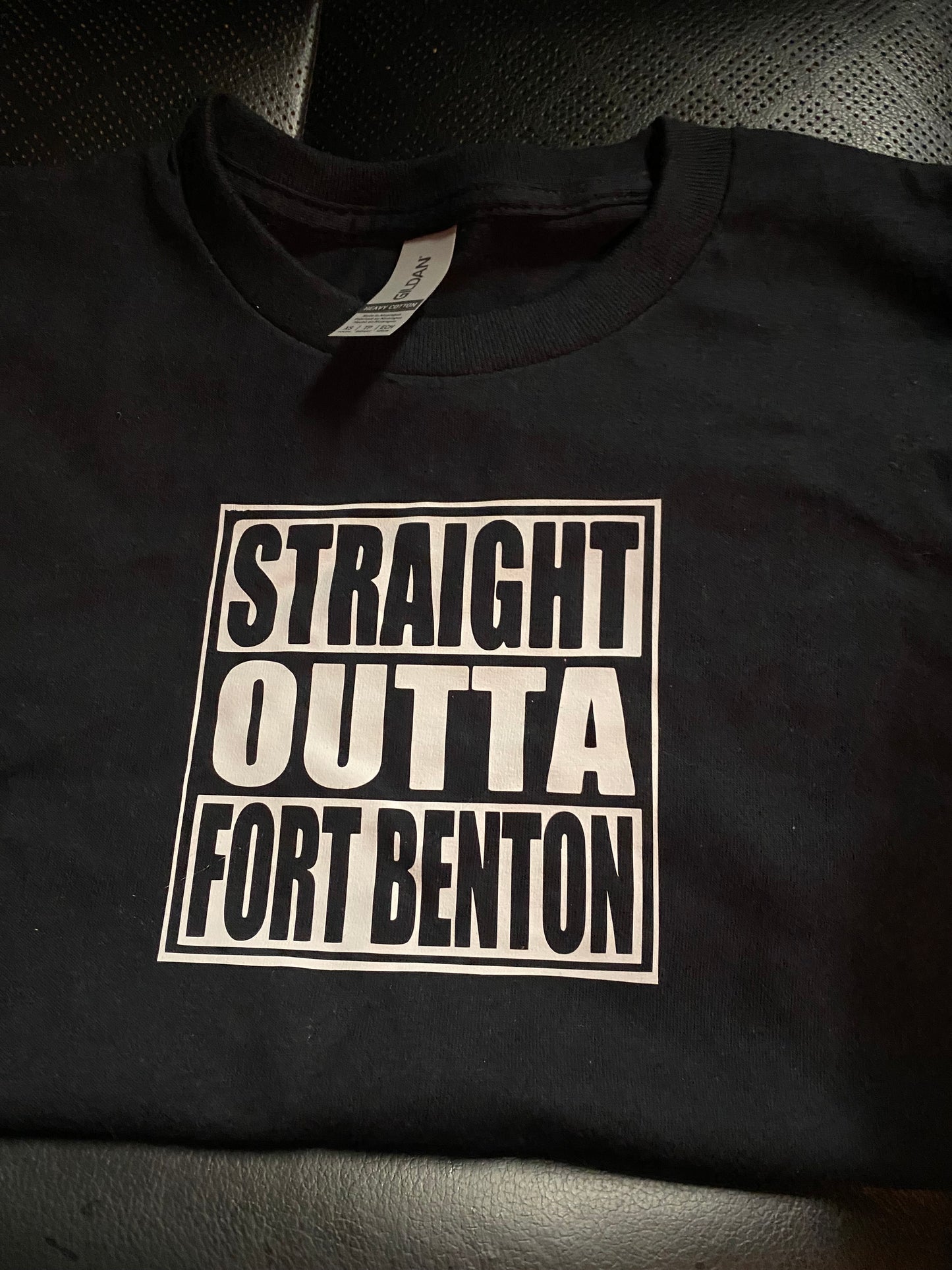 Straight Outta Great Falls (your city) Funny Montana t-shirt