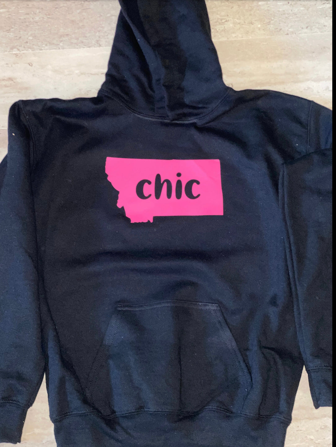 Montana chic child youth hoodie