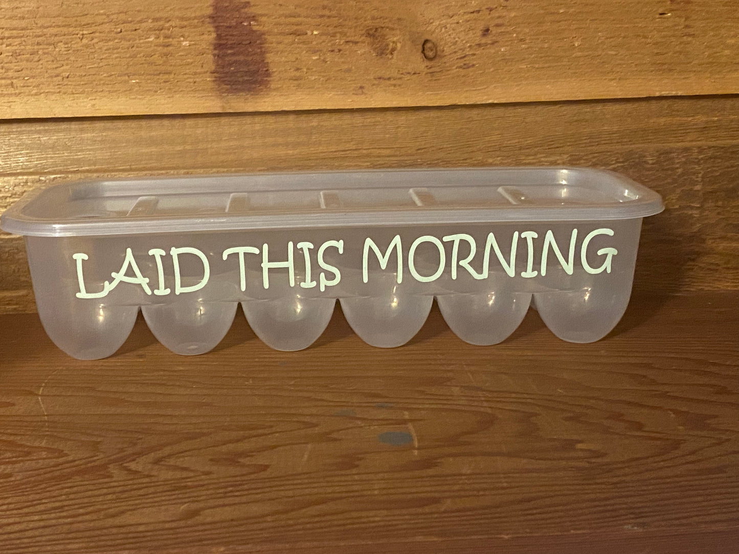 Farmhouse decor Egg storage container Butt nuggets, I just got laid
