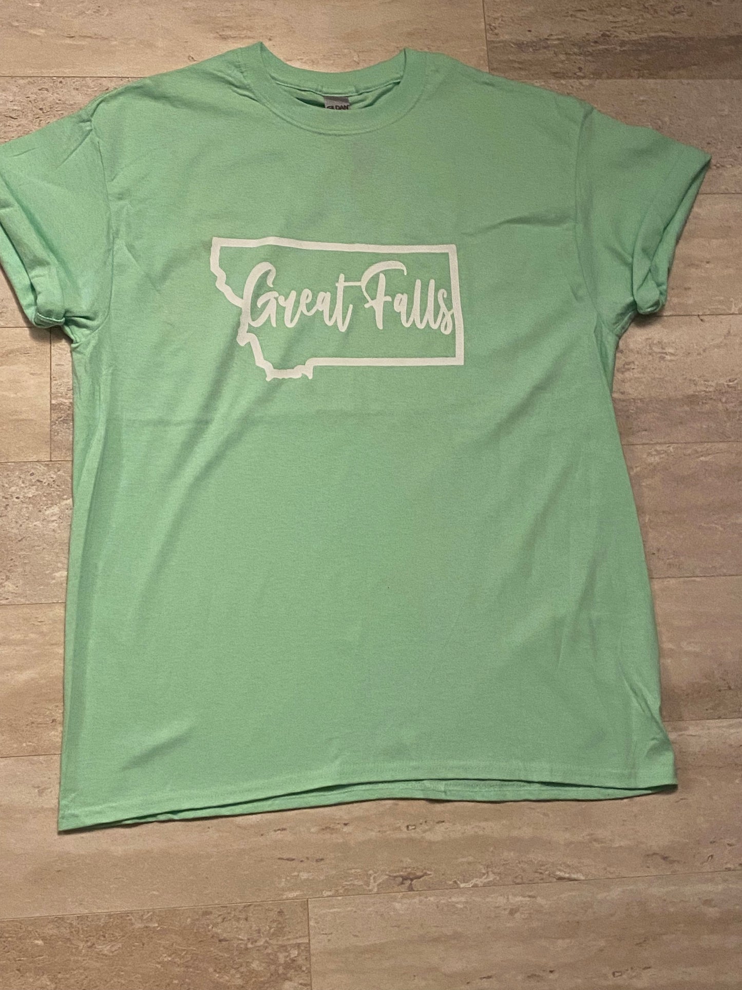 Great Falls, Montana adult T-shirt