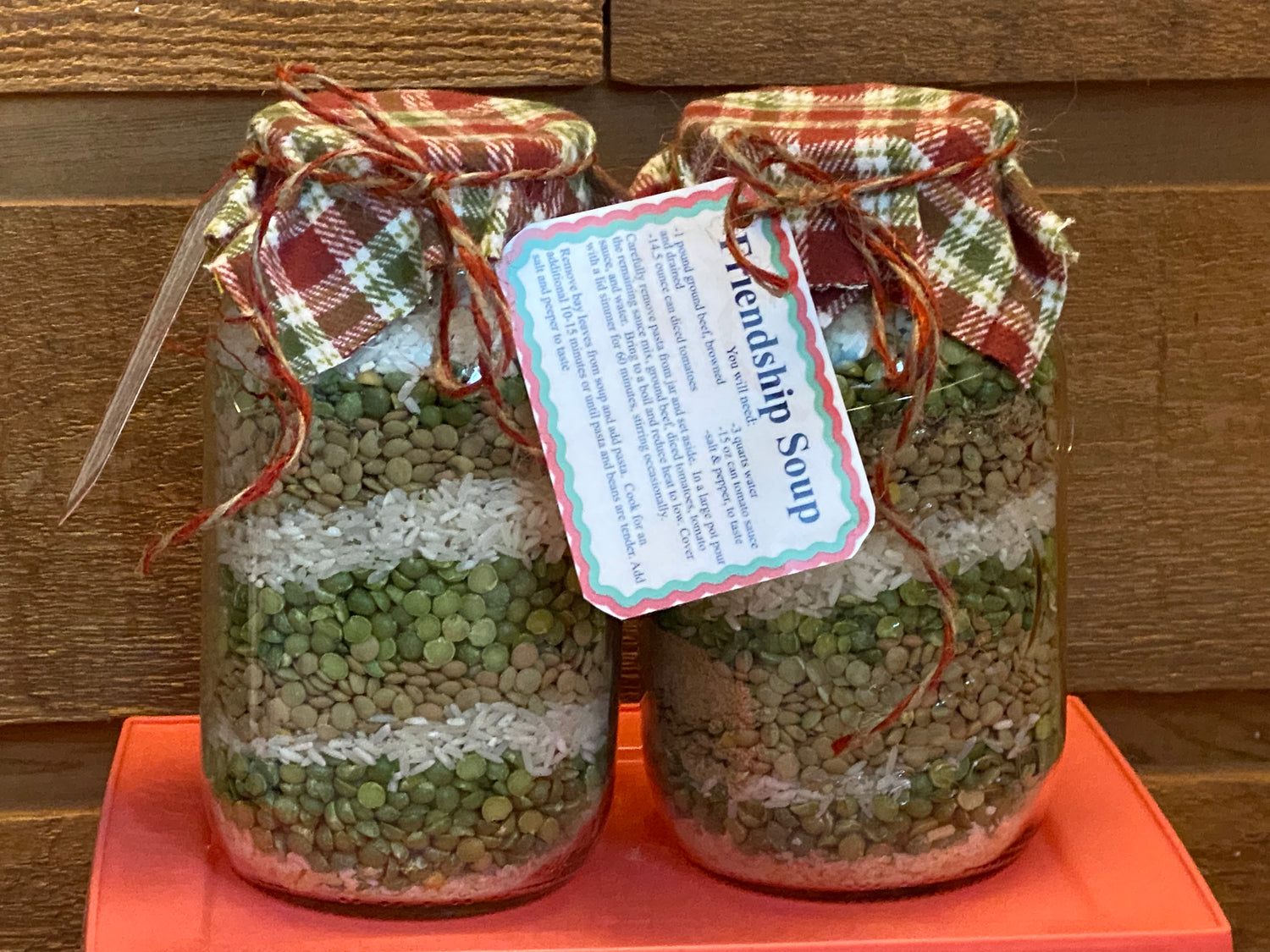 Friendship Soup in a Jar - A Christmas Gift in a Mason Jar