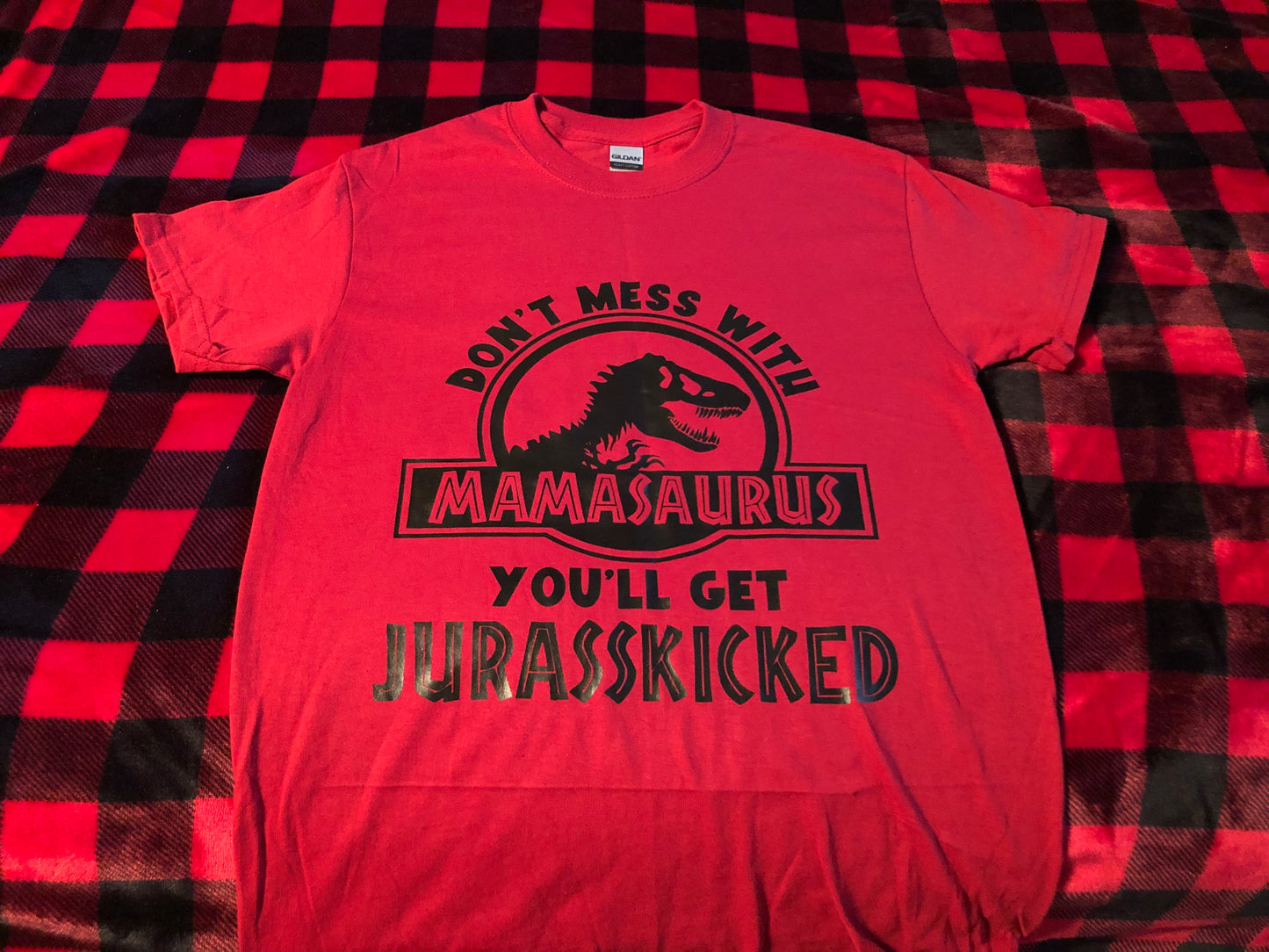 Mamasaurus Jurassic Park Mom life t-shirt