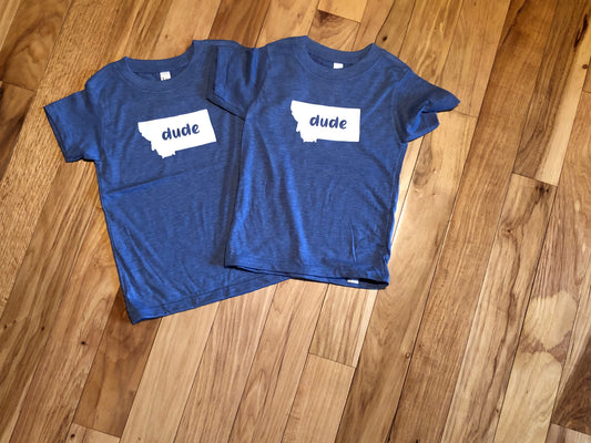 Montana dude short sleeve boys t-shirt