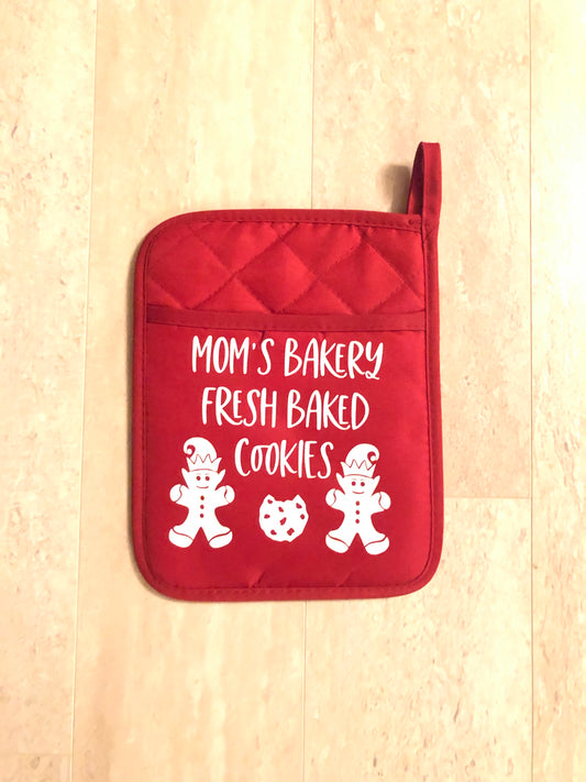 Mom’s bakery fresh baked cookies pot holder bundle