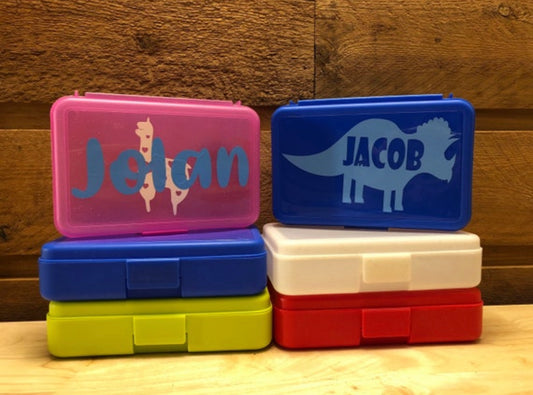 Personalized school pencil box, back to school